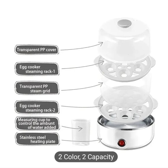 blue 7 egg steamer - Picture 3 of 4